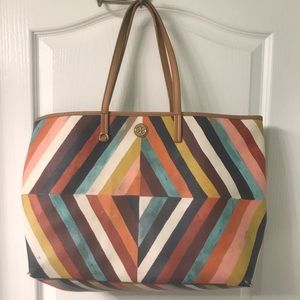 Tory Burch Stripped Tote
